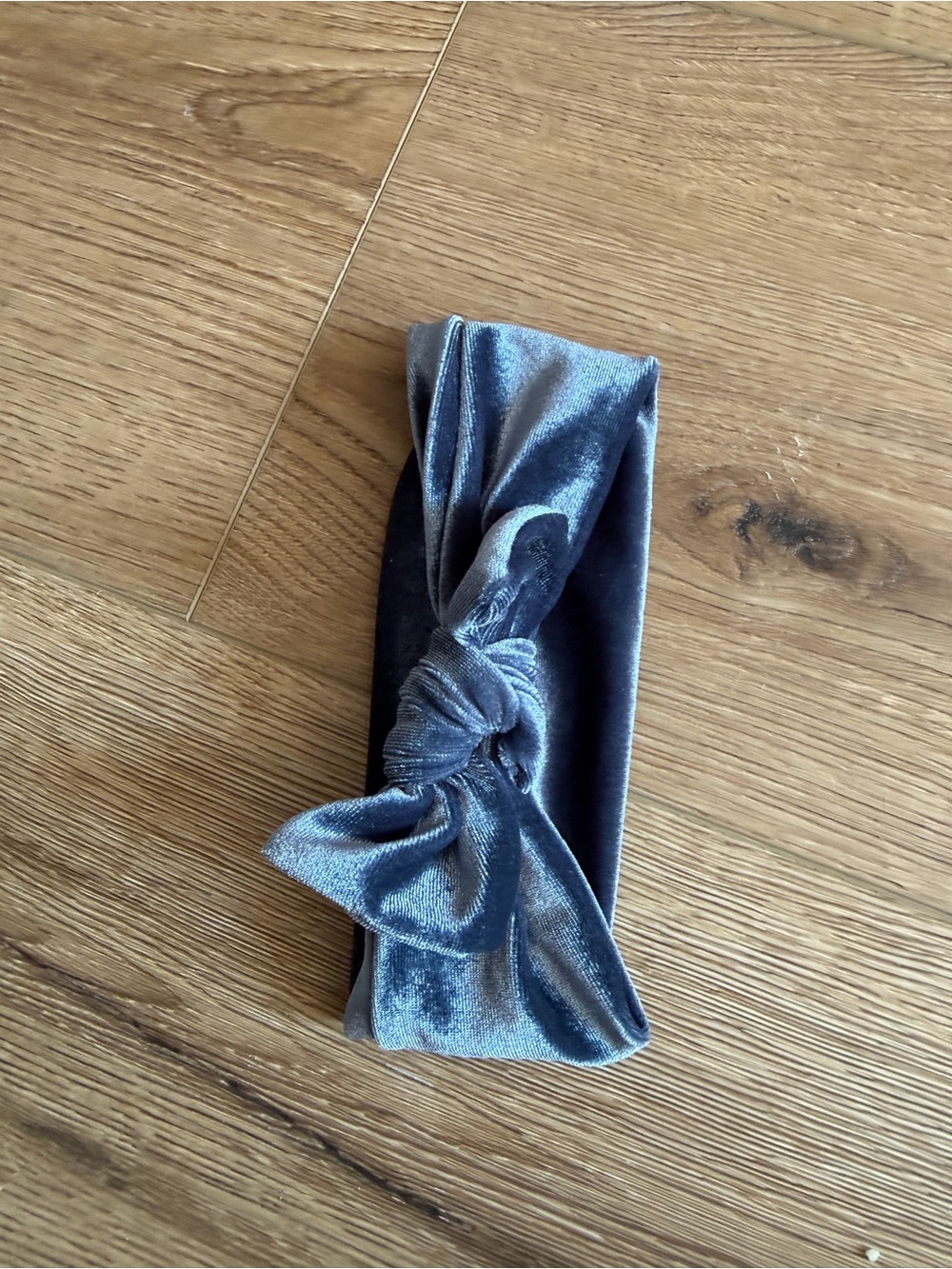 Lou Lou & Company Sapphire slate blue Satin Bow Headwrap for Kids